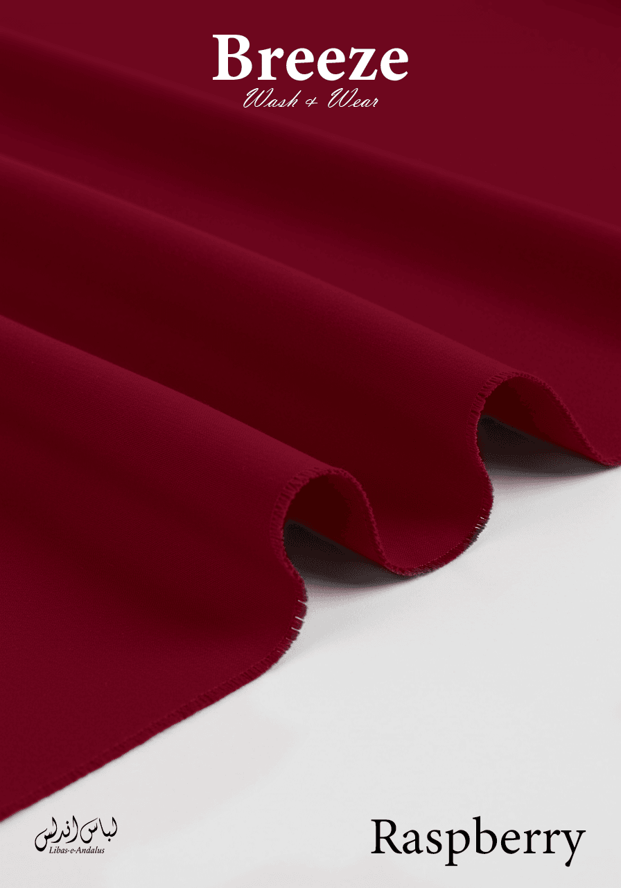 Breeze – Premium Tropical Wash & Wear Fabric | Raspberry - Sultan Fabrics
