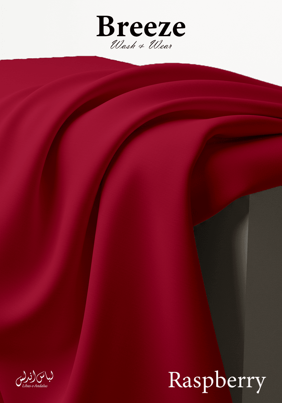 Breeze – Premium Tropical Wash & Wear Fabric | Raspberry - Sultan Fabrics