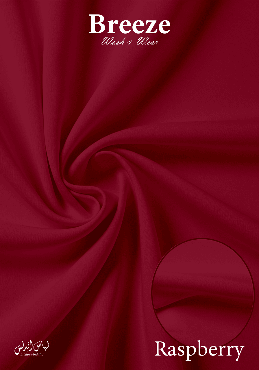 Breeze – Premium Tropical Wash & Wear Fabric | Raspberry - Sultan Fabrics