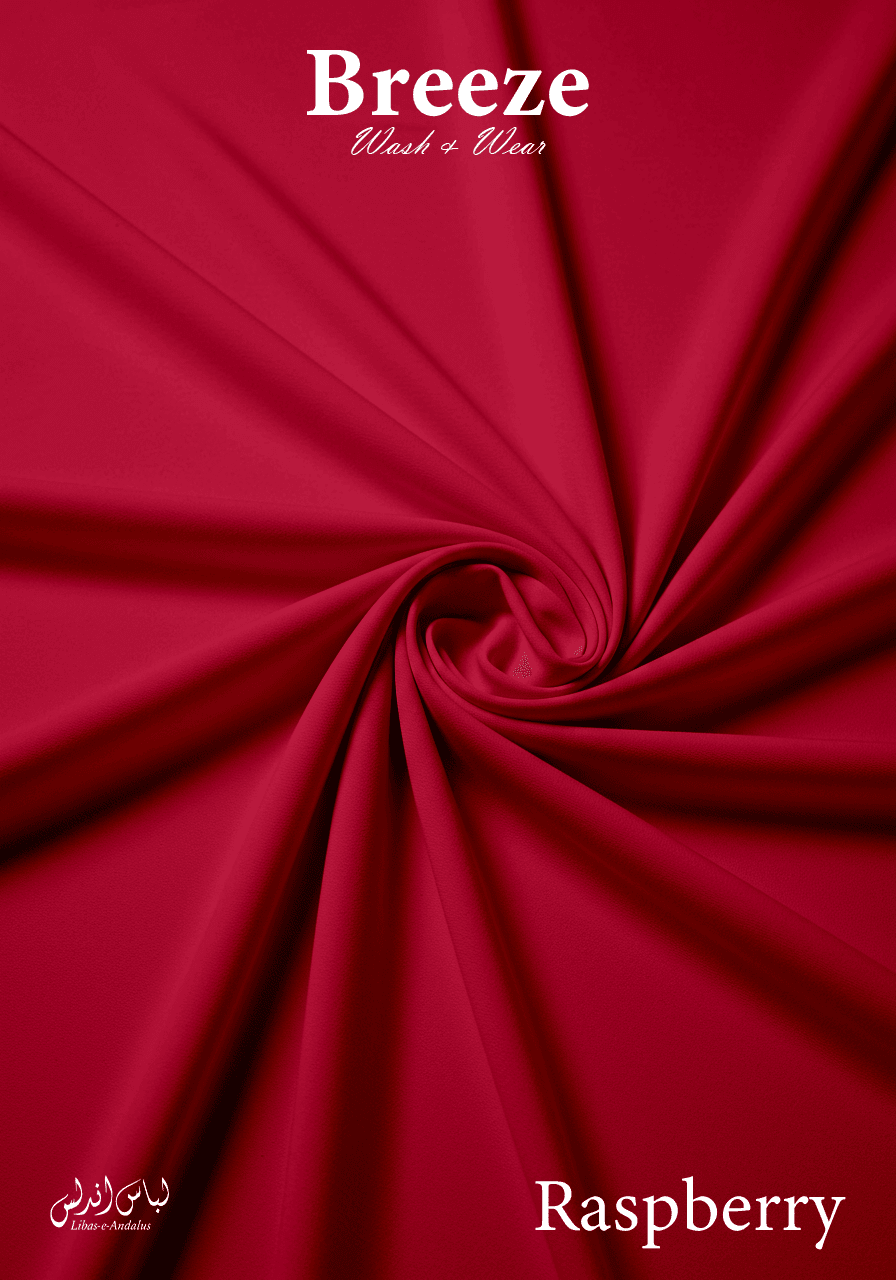 Breeze – Premium Tropical Wash & Wear Fabric | Raspberry - Sultan Fabrics
