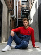 Ferrar Summer Jersey Tracksuit (Red & Gray)