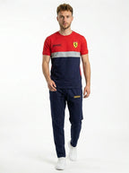Ferrar Summer Jersey Tracksuit (Red & Navy)
