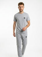 Adids Summer Jersey Tracksuit (Silver)