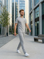 Adids Summer Jersey Tracksuit (Silver)