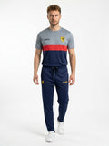 Ferrar Summer Dry-Fit Tracksuit (Silver & Navy)