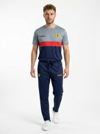 Ferrar Summer Dry-Fit Tracksuit (Silver & Navy)