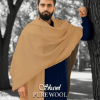 Libas-e-Andalus Pure Wool Shawl (Skin) - Sultan Fabrics