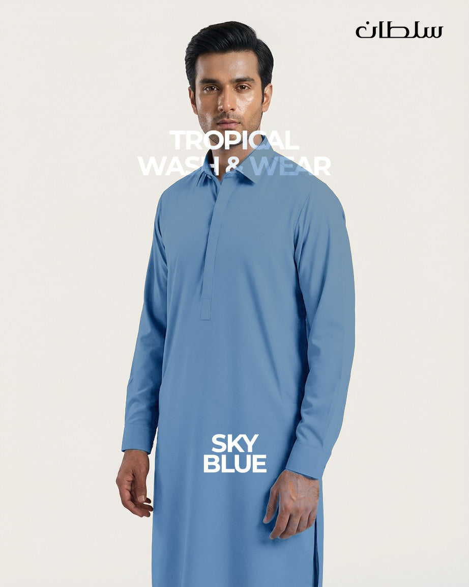 Sultan Tropical Wash & Wear (Sky Blue)