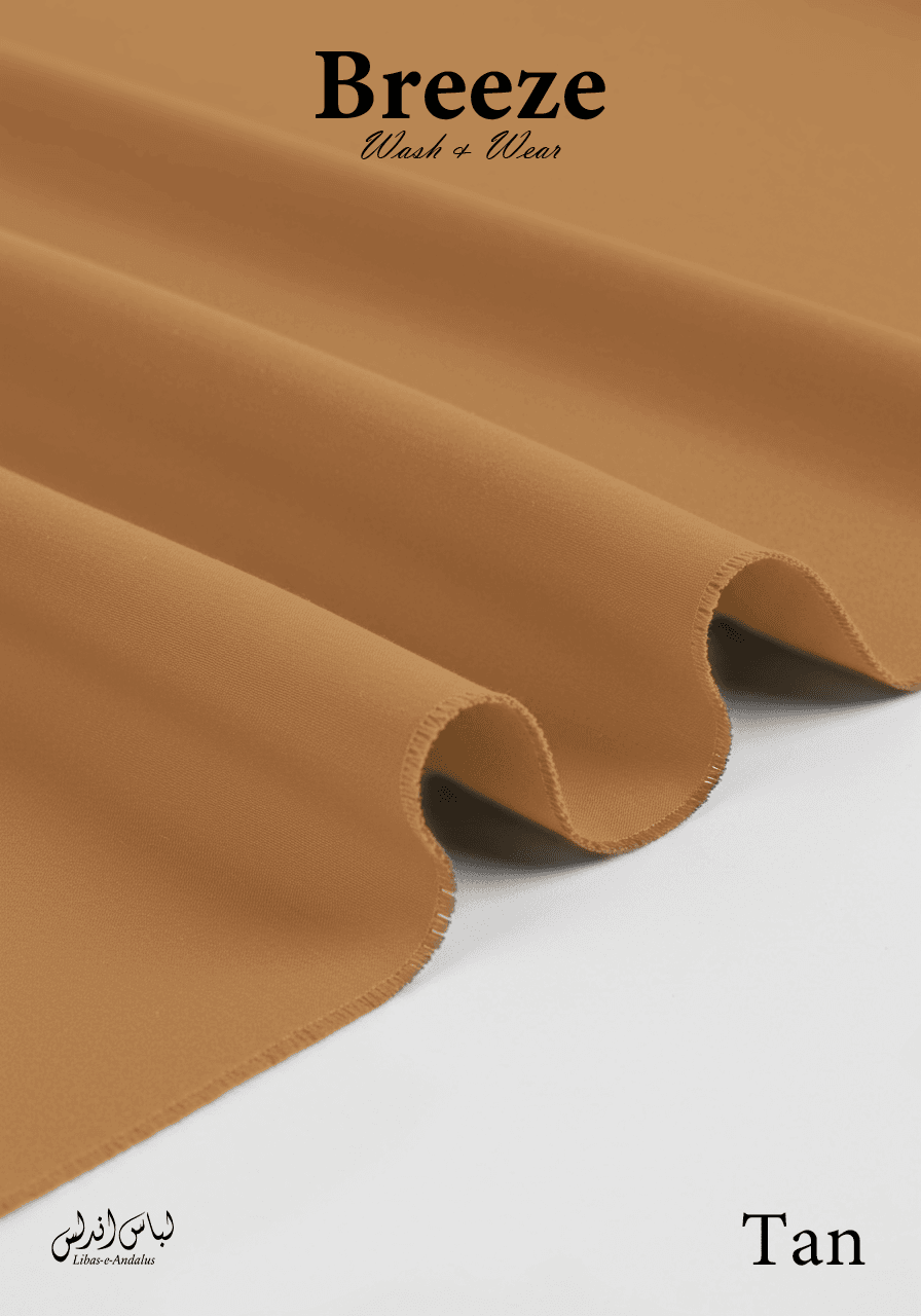 Breeze – Premium Tropical Wash & Wear Fabric | Tan - Sultan Fabrics