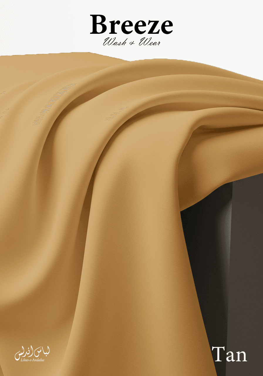 Breeze – Premium Tropical Wash & Wear Fabric | Tan - Sultan Fabrics