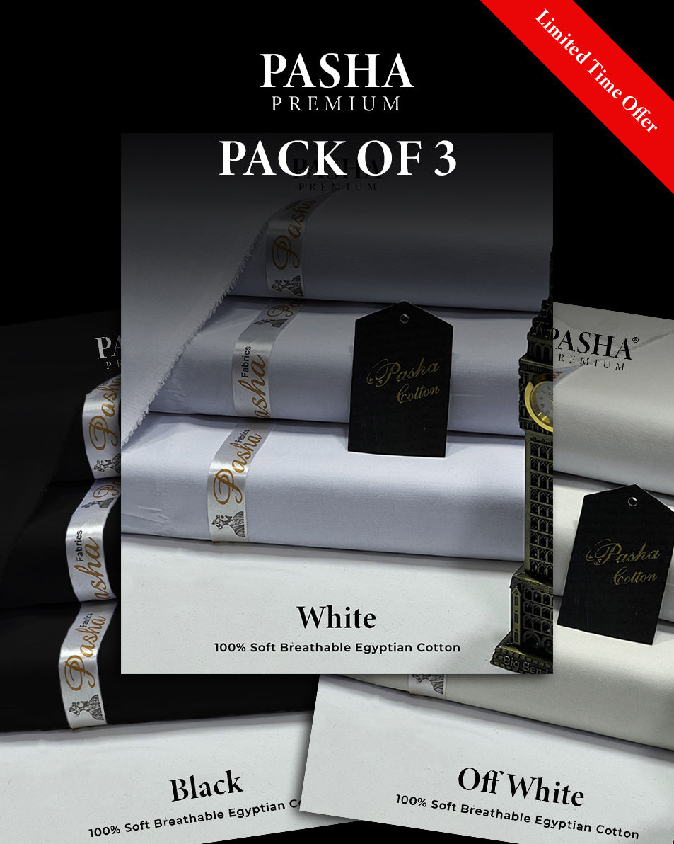 Pasha Premium Pack Of 3 Suits