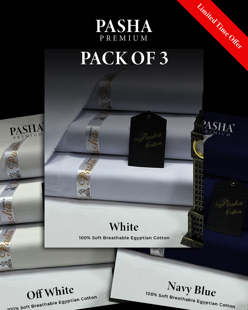 Pasha Premium Pack Of 3 Suits
