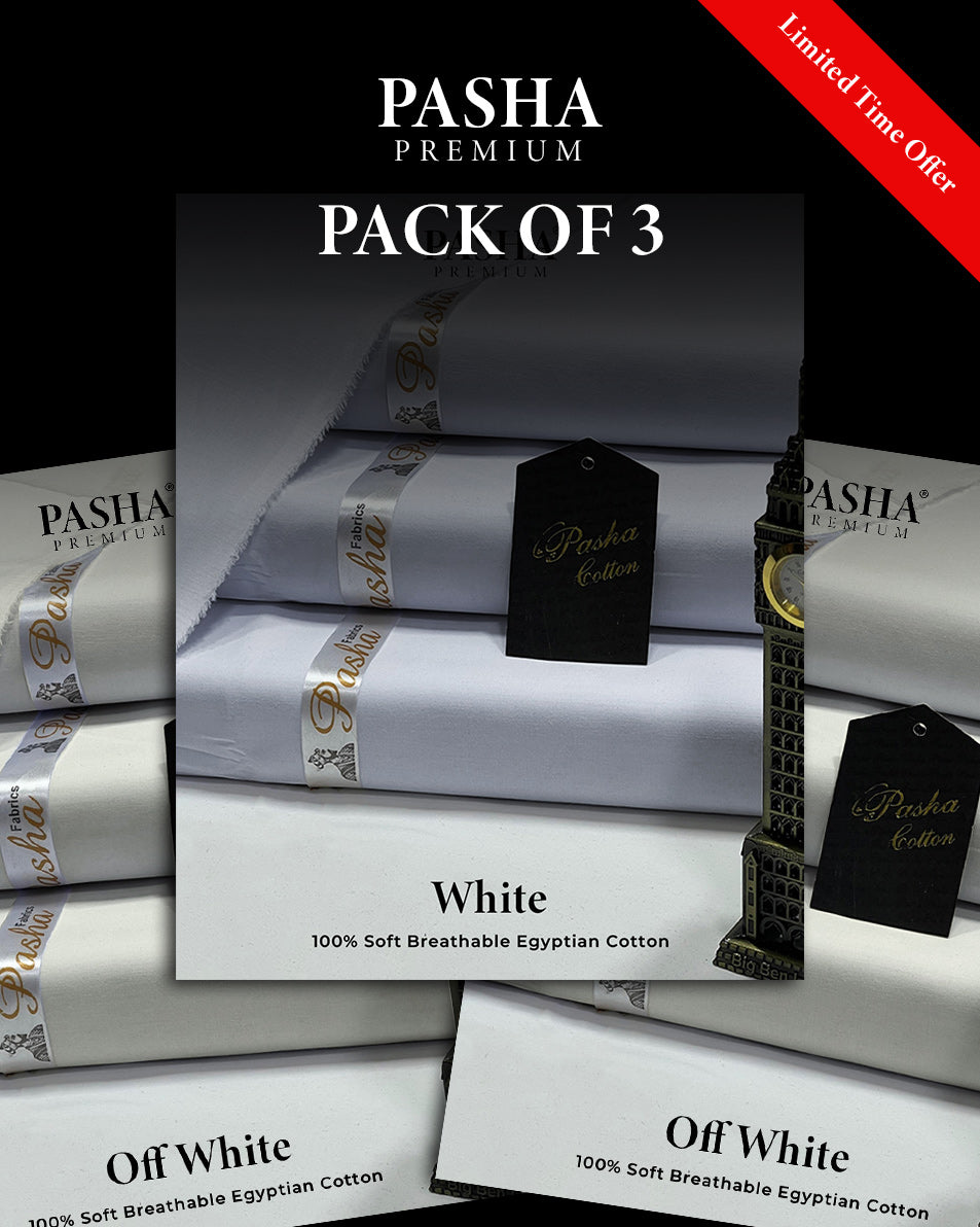 Pasha Premium Pack Of 3 Suits