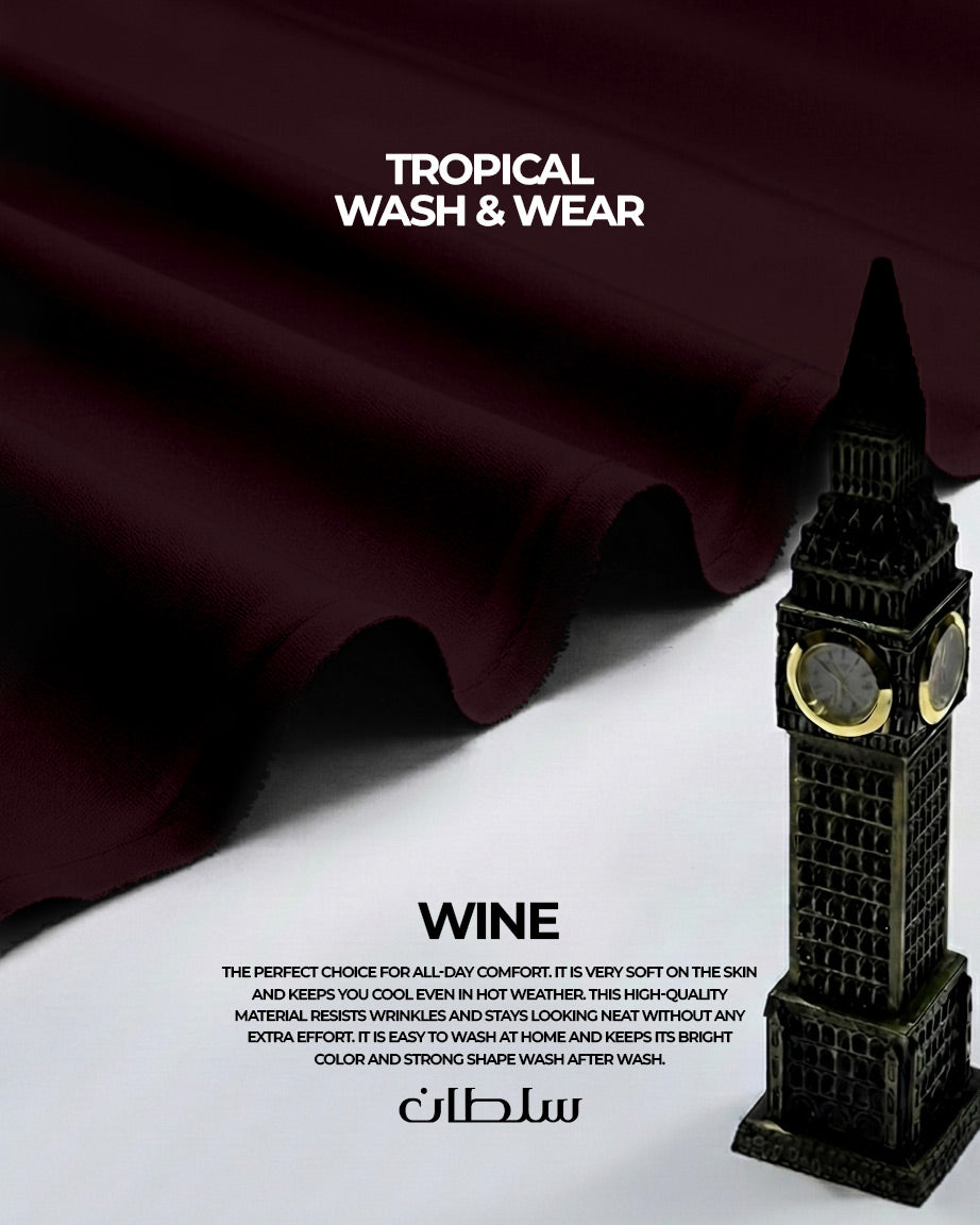 Sultan Tropical Wash & Wear (Wine)