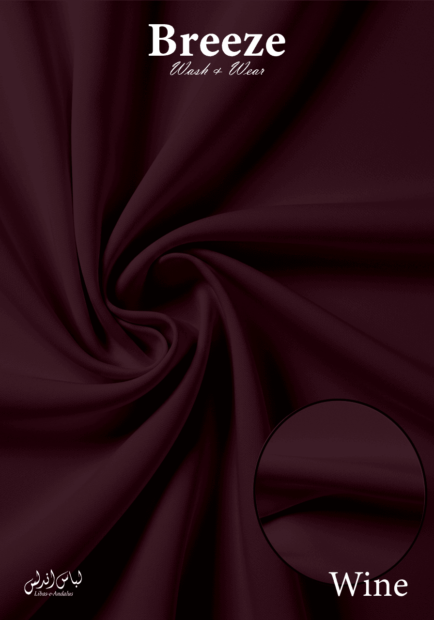 Breeze – Premium Tropical Wash & Wear Fabric | Wine - Sultan Fabrics