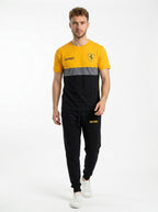 Ferrar Summer Jersey Tracksuit (Yellow & Black)