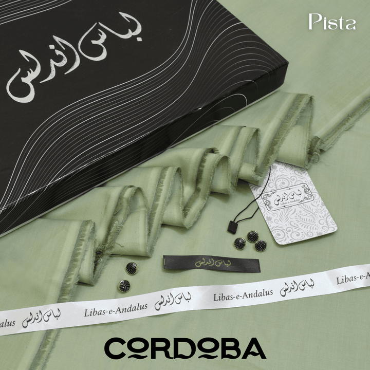 Cordoba Soft Luxurious Cotton (Pista) - Sultan Fabrics