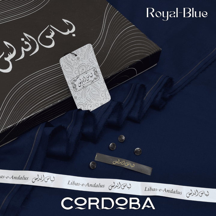 Cordoba Soft Luxurious Cotton (Royal Blue) - Sultan Fabrics