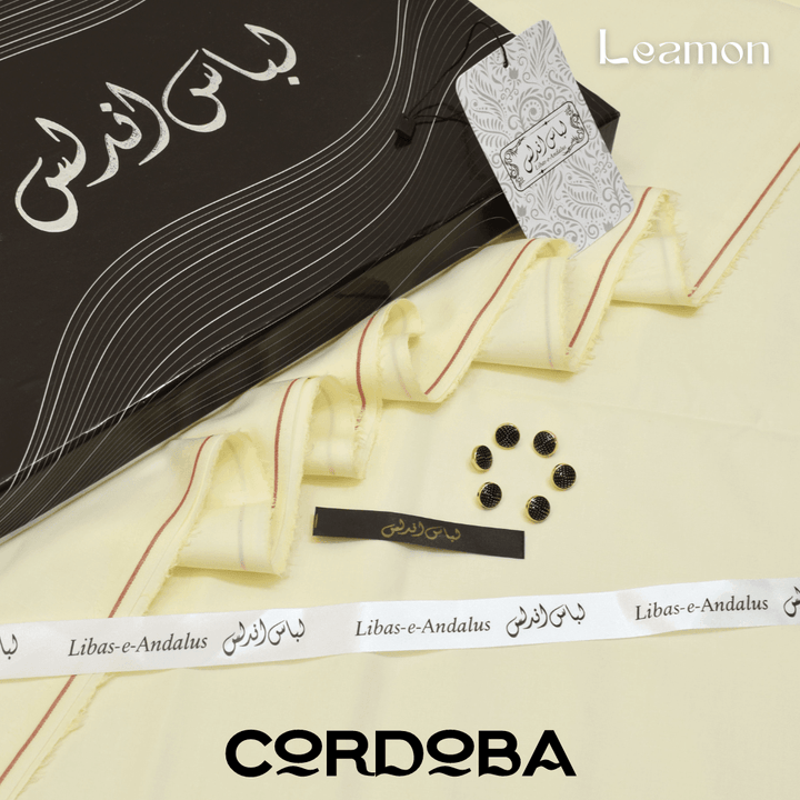 Cordoba Soft Luxurious Cotton (Leamon) - Sultan Fabrics