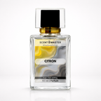 Perfume bottle labeled 'Citron' by Scent Master on a white background