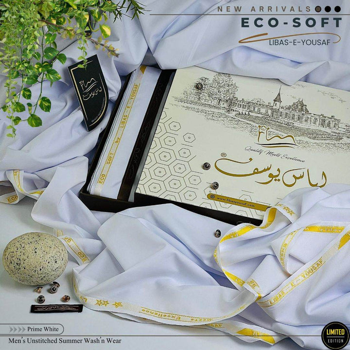 Libas-e-Yousaf Eco-Soft Wash & Wear - Sultan Fabrics