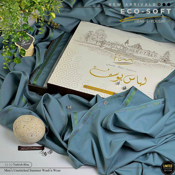 Libas-e-Yousaf Eco-Soft Wash & Wear - Sultan Fabrics