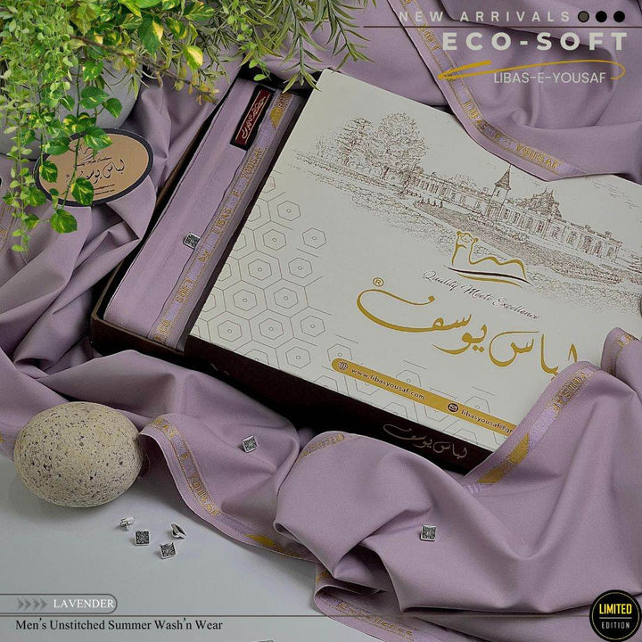 Libas-e-Yousaf Eco-Soft Wash & Wear - Sultan Fabrics