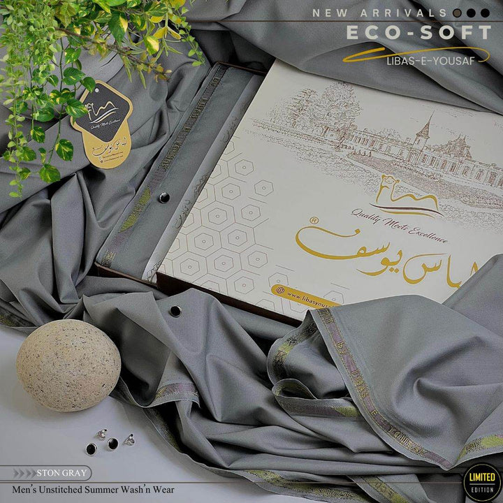 Libas-e-Yousaf Eco-Soft Wash & Wear - Sultan Fabrics