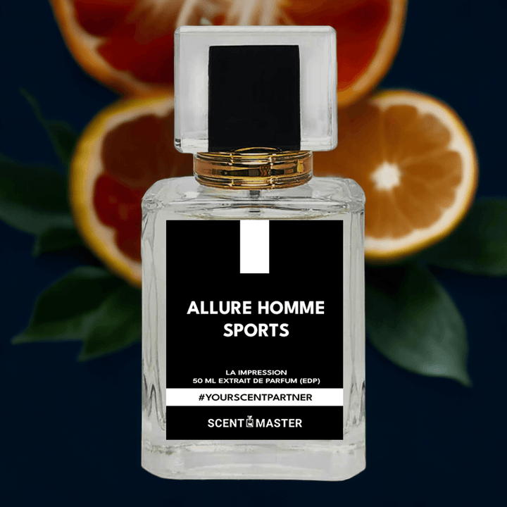 Allure Homme Sport – Impression by Scent Master | Gift Pack | 50 ML Bottle - Sultan Fabrics