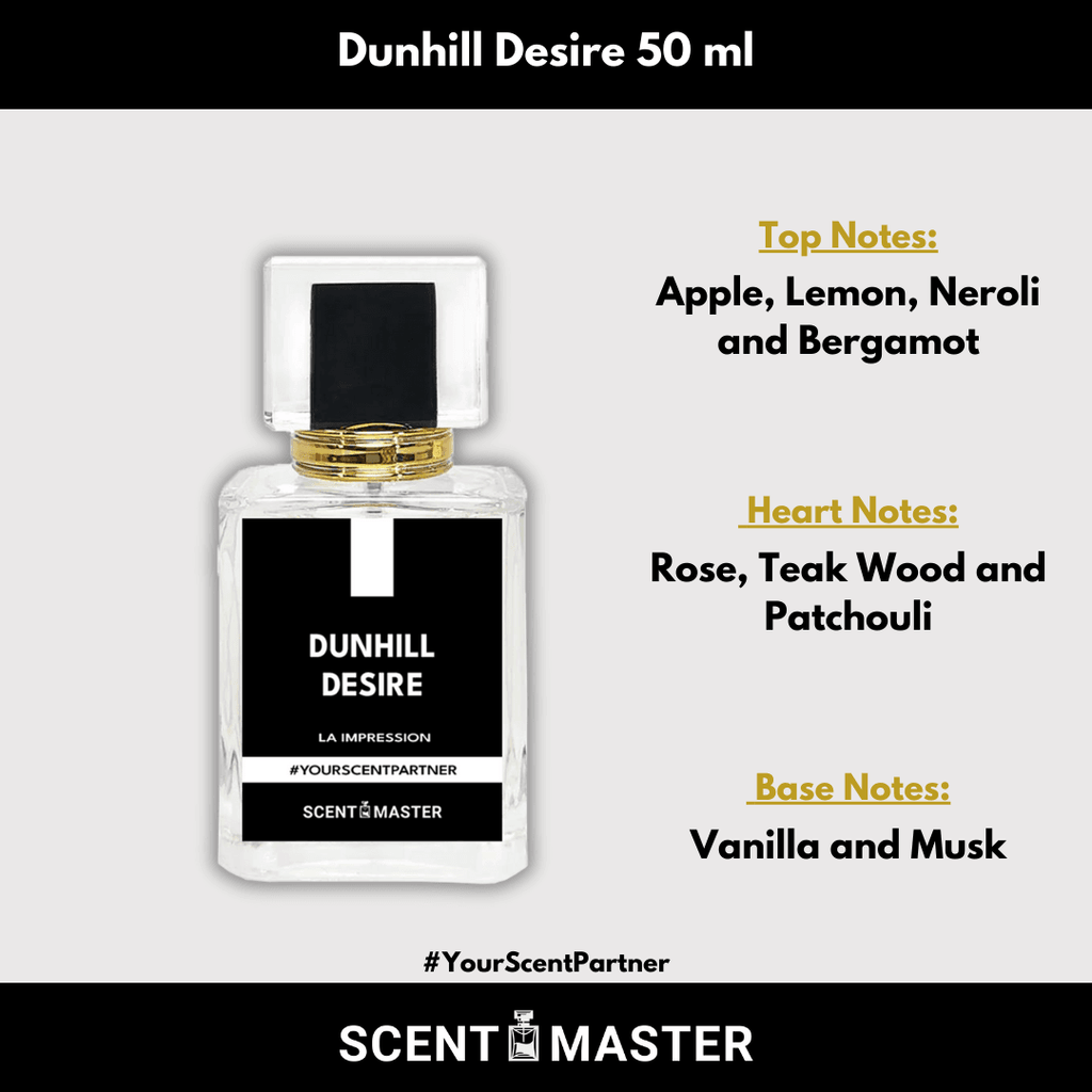 Dunhill Desire - Impression by Scent Master | Gift Pack | 50 ML - Sultan Fabrics