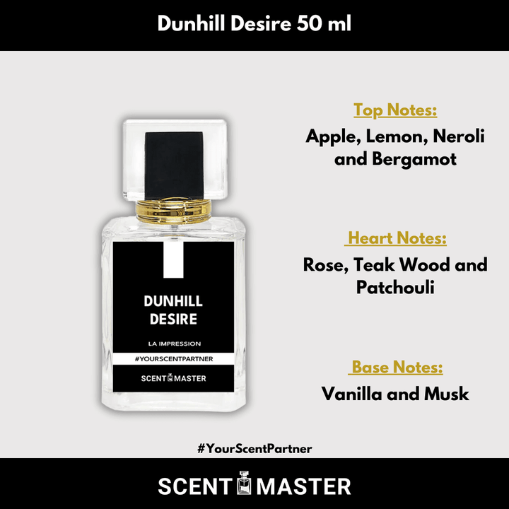 Dunhill Desire - Impression by Scent Master | Gift Pack | 50 ML - Sultan Fabrics