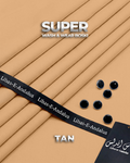 Super Boski Summer Wash & Wear Fabric | Libas-E-Andalus |  Tan