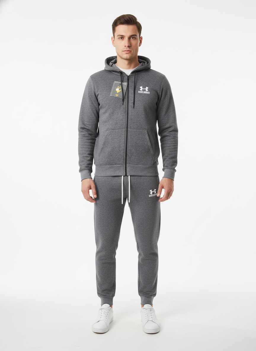 Under Armou Winter Pure Fleece Men's Zipper Tracksuit